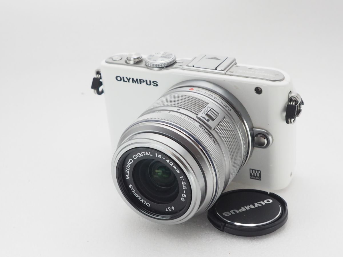 ★並品★ OLYMPUS オリンパス PEN E-PL3 + M.ZUIKO DIGITAL 14-42mm F3.5-5.6 II R MSC ★動作OK★ @8284拍卖