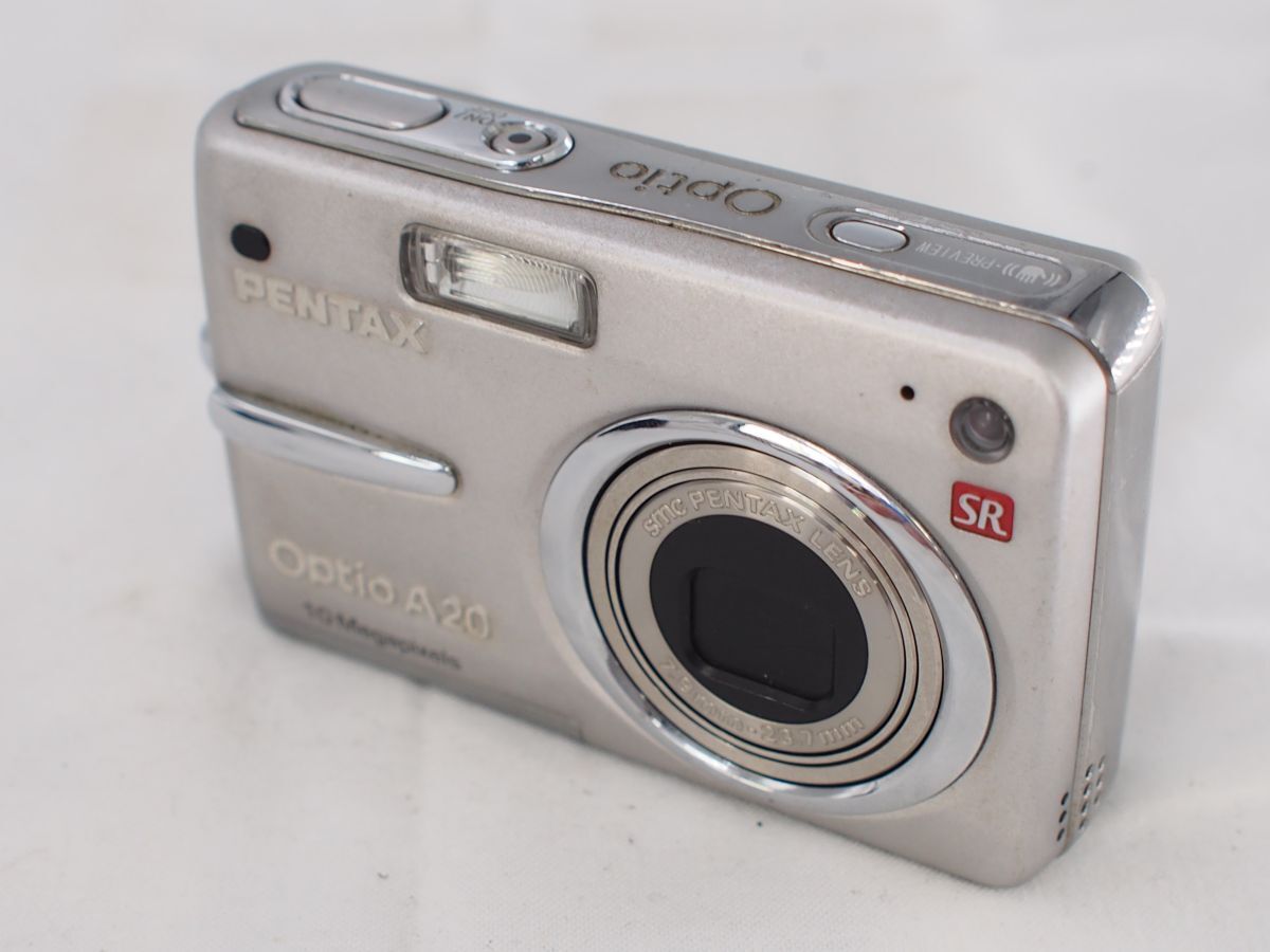 ★実用美品★ PENTAX ペンタックス Optio A20 シルバー (1786579) ★動作OK★ @y912拍卖