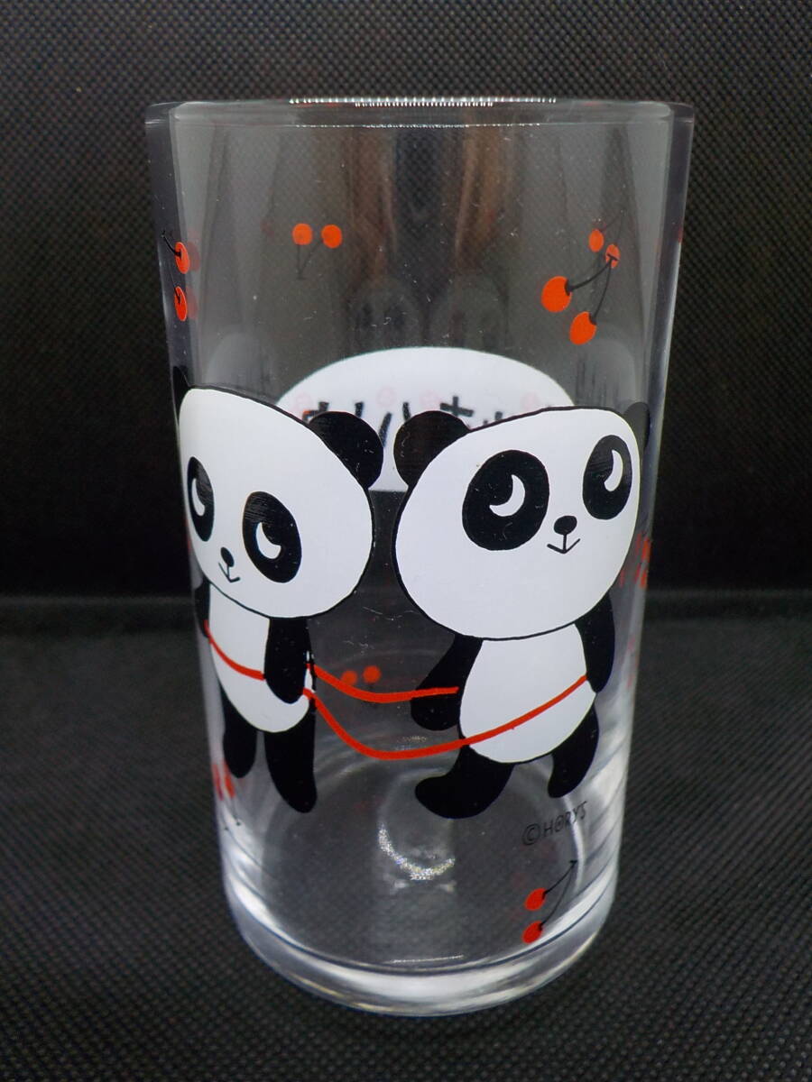 ★レア★ポッポパンダ★ガラス製グラス★イラストレーターHORY氏デザイン★拍卖