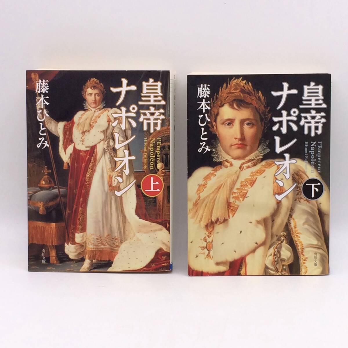 皇帝ナポレオン 上巻/下巻 全2冊揃 角川文庫 藤本ひとみ 2006年 初版 BY250920拍卖
