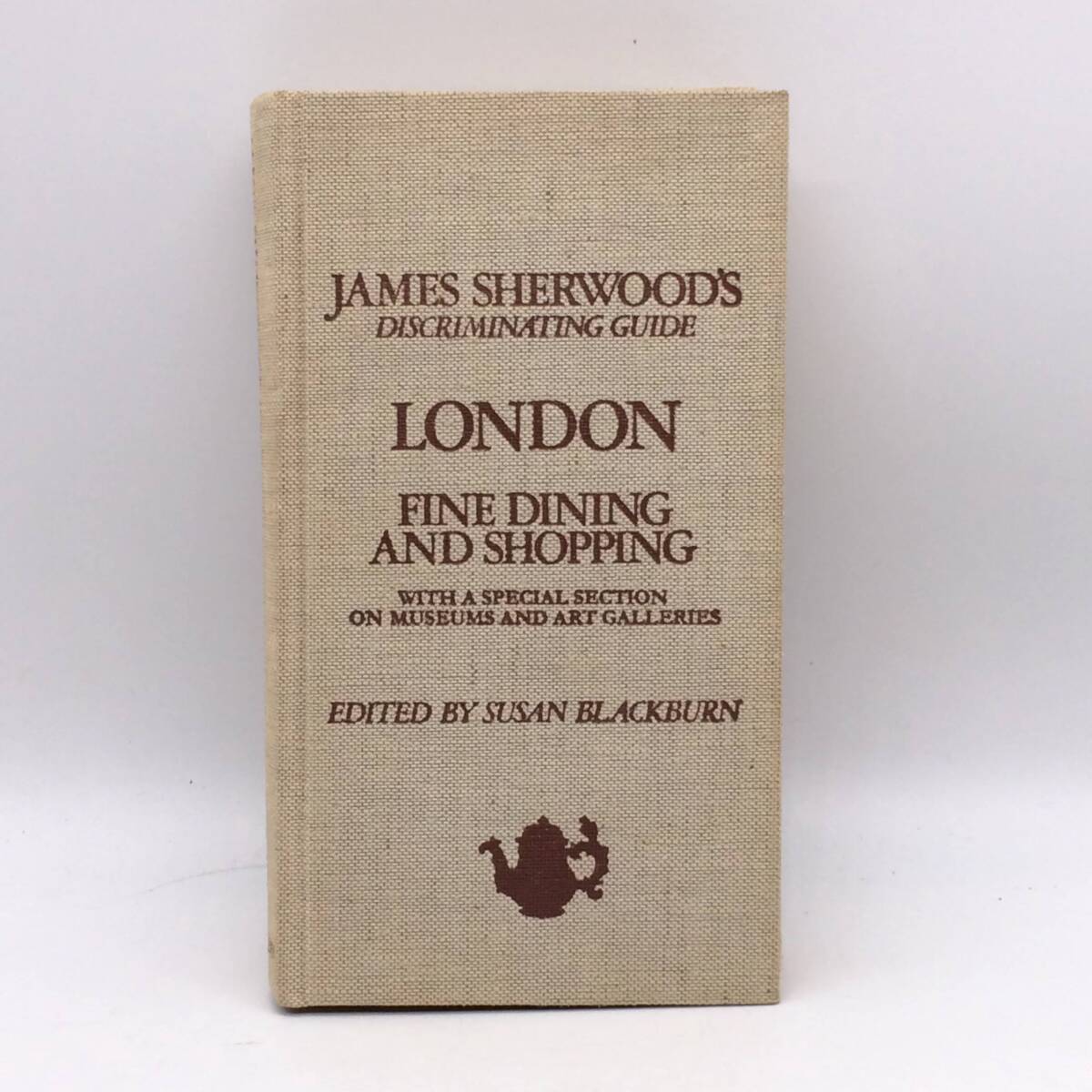 James Sherwood's Discriminaiing guide LONDON Fine Dining and Shopping ロンドン 高級レストランとショッピング 1975年 BY250930拍卖
