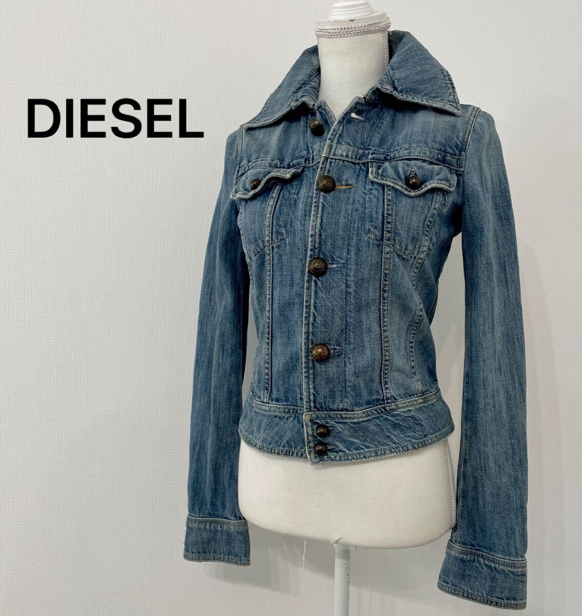 【742】 DIESEL ディーゼル ジージャン Gジャン デニムジャケット ライトブルー Gジャン 拍卖