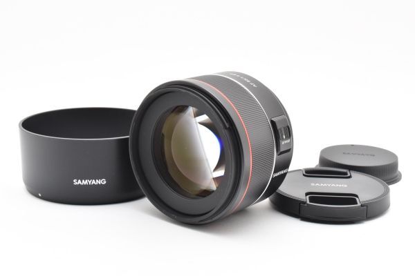 【美品】 サムヤン SAMYANG 単焦点望遠レンズ AF 85mm F1.4 F ニコンF用 フルサイズ対応 キャノンEF用 【動作確認済み】 #8434拍卖