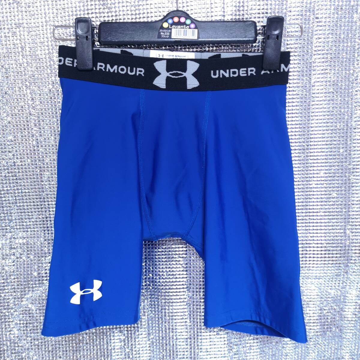 サッカー部 アンダーアーマー スパッツ ブルー SM 695拍卖