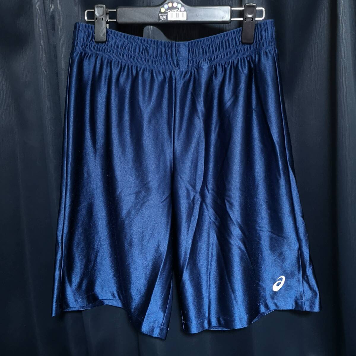 バスケ部 バスパン アシックス ネイビー L 754拍卖