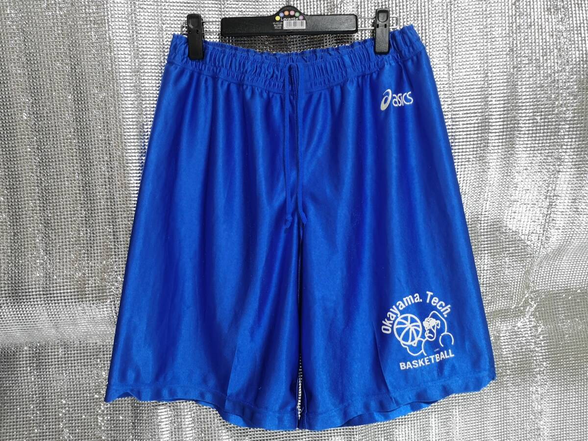 バスケ部 バスパン アシックス 光沢ブルー 439拍卖