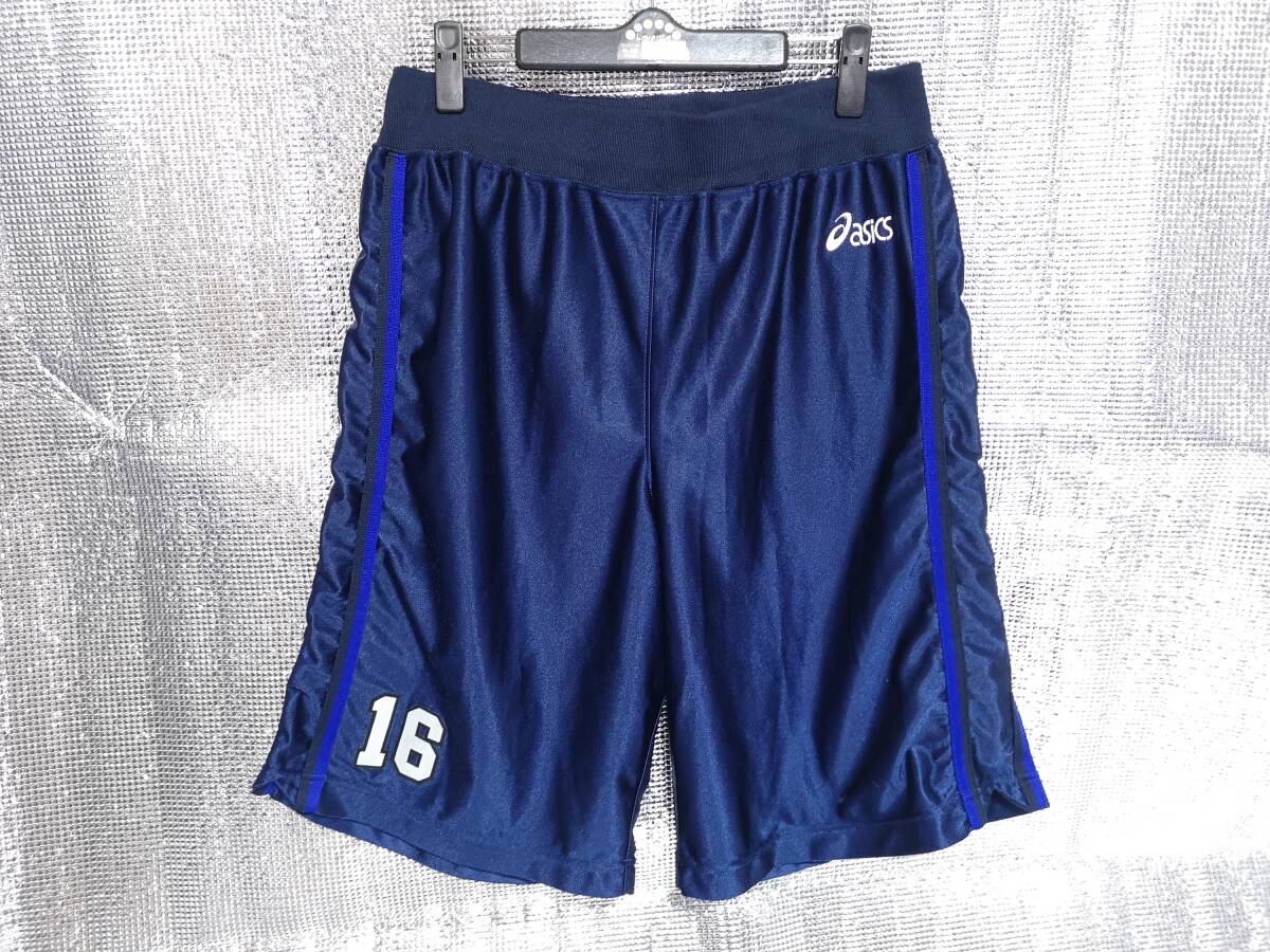 バスケ部 バスパン アシックス ネイビー 2XO No.16 602拍卖