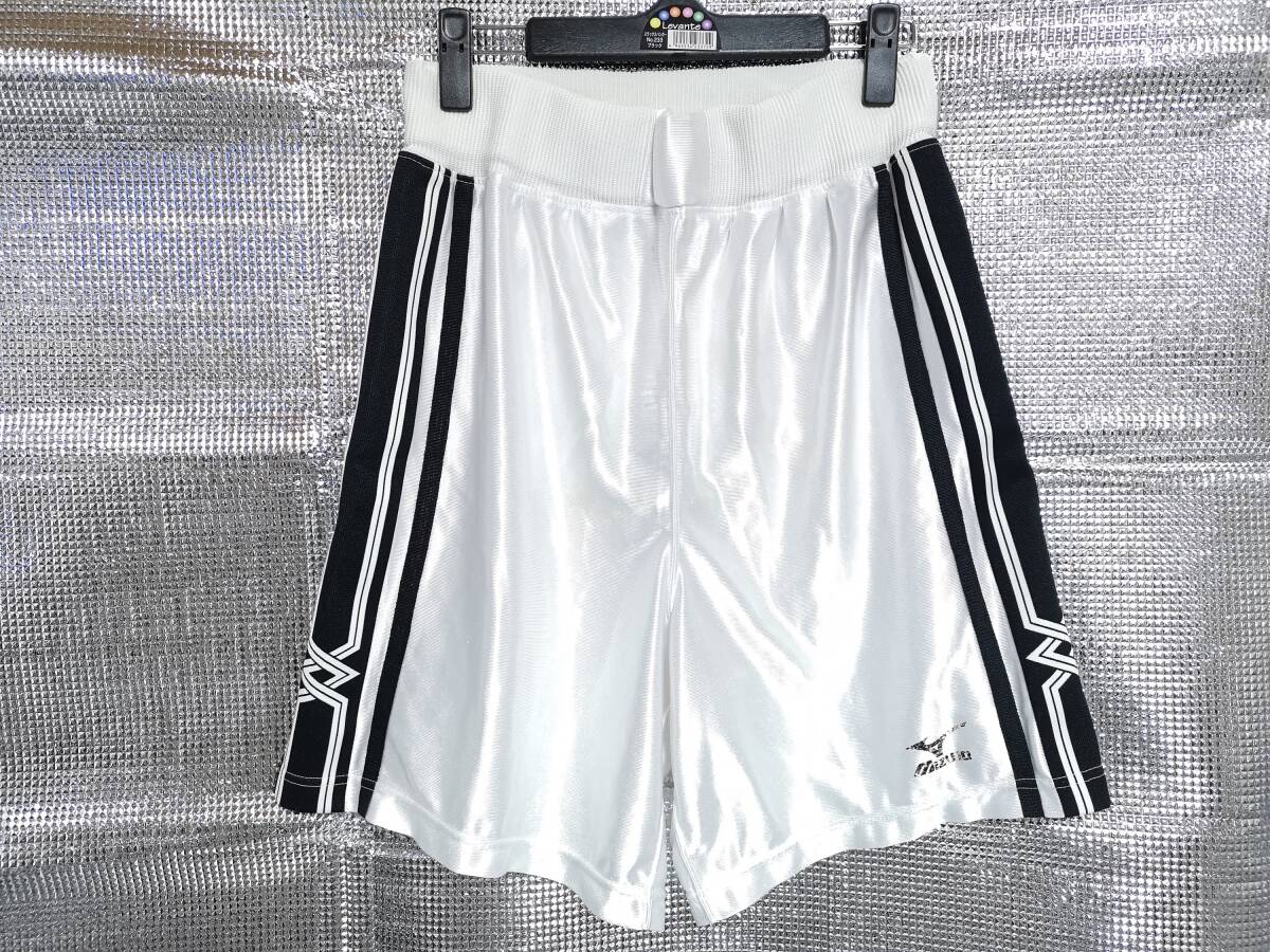 ミズノ MCライン バスケ部 バスパン XO 光沢ホワイト 211拍卖