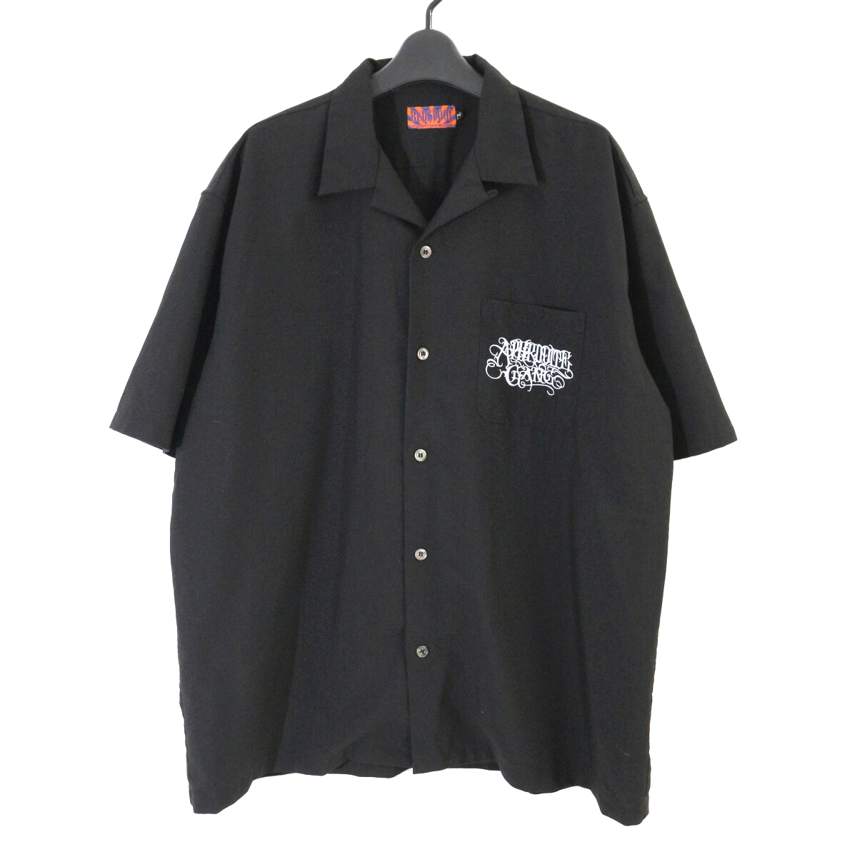 BUDSPOOL CLASSIC LOGO S/S OPEN COLLAR SHIRT オープンカラーショートスリーブシャツ XL バッズプール 舐達麻拍卖