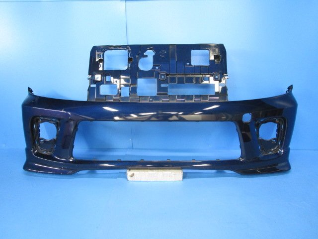 【即決有】 スズキ ワゴンR MH55S 純正 フロント バンパー ノクターンブルーパール 71711-63R2 (B046356)拍卖