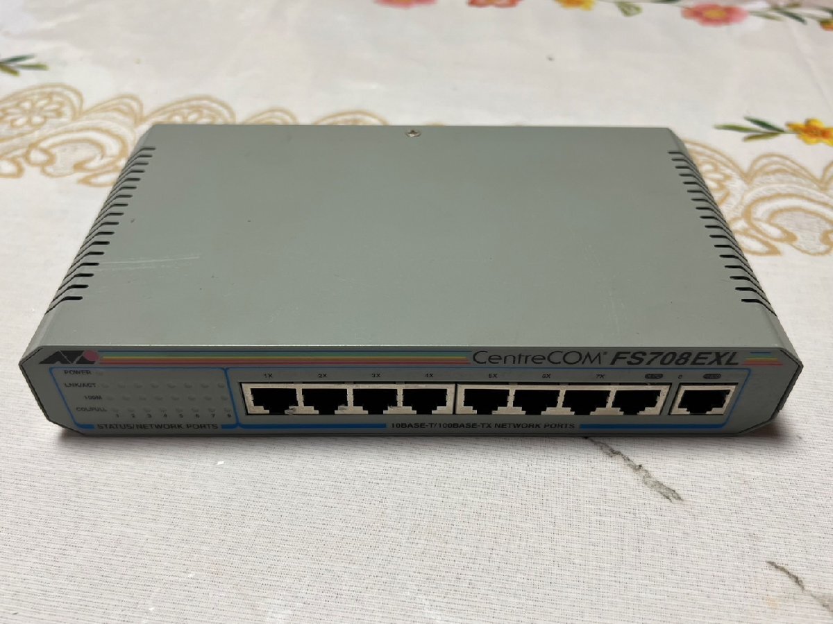 CentreCOM FS708EXL Allied Telesis ファーストイーサネットスイッチ x8ポート拍卖