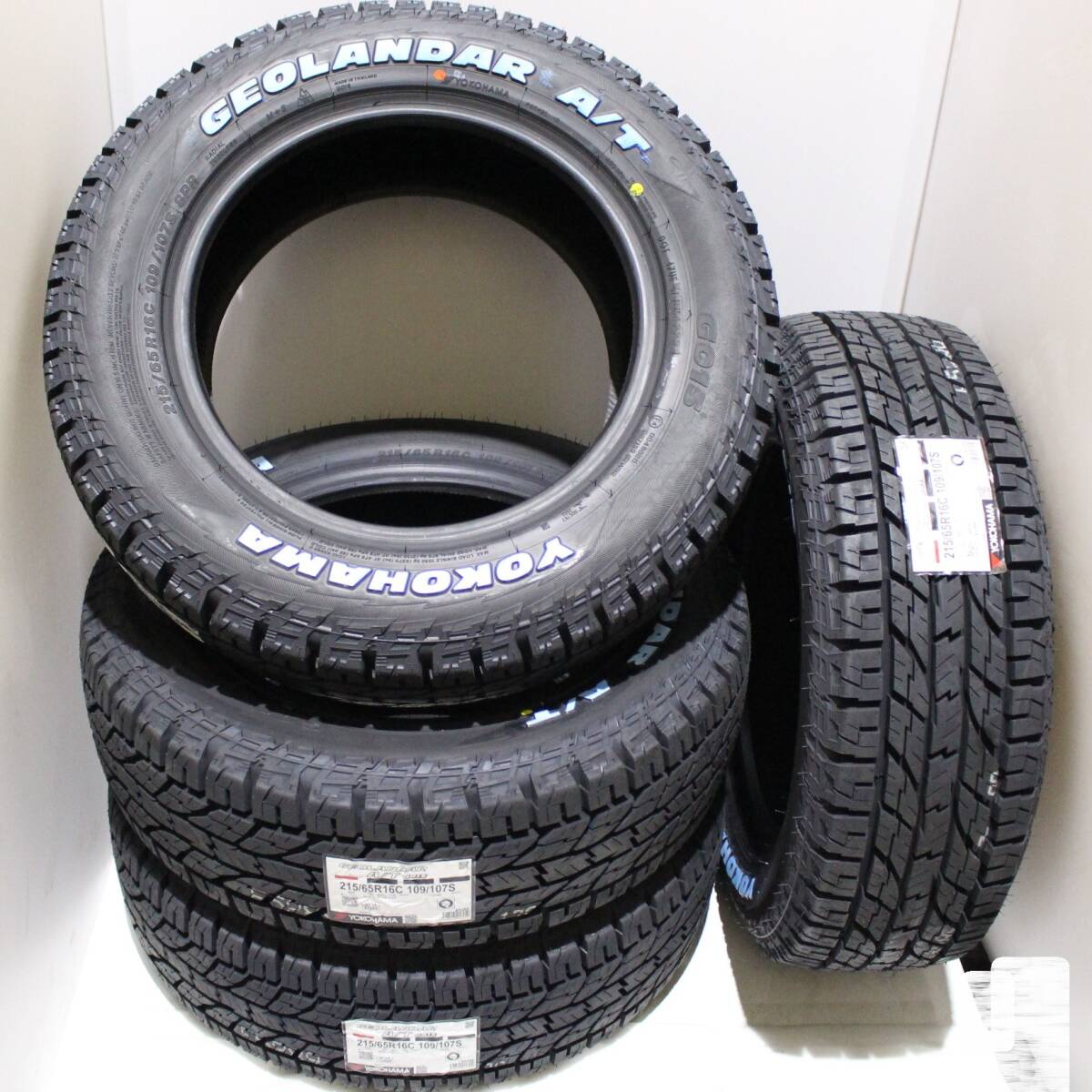 送料無料 ジオランダー A/T G015 215/65R16C 109/107S 4本 新品 未使用 ヨコハマ GEOLANDAR 個人宅 配達OK ハイエース拍卖