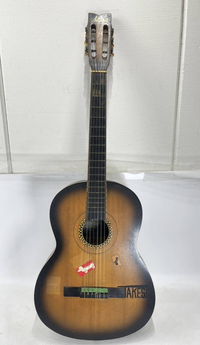 1円~ アコースティックギター アコギ SHISHUGAKKI 信州楽器 SUISU GUITAR スイスギター レトロ 当時物 R1拍卖
