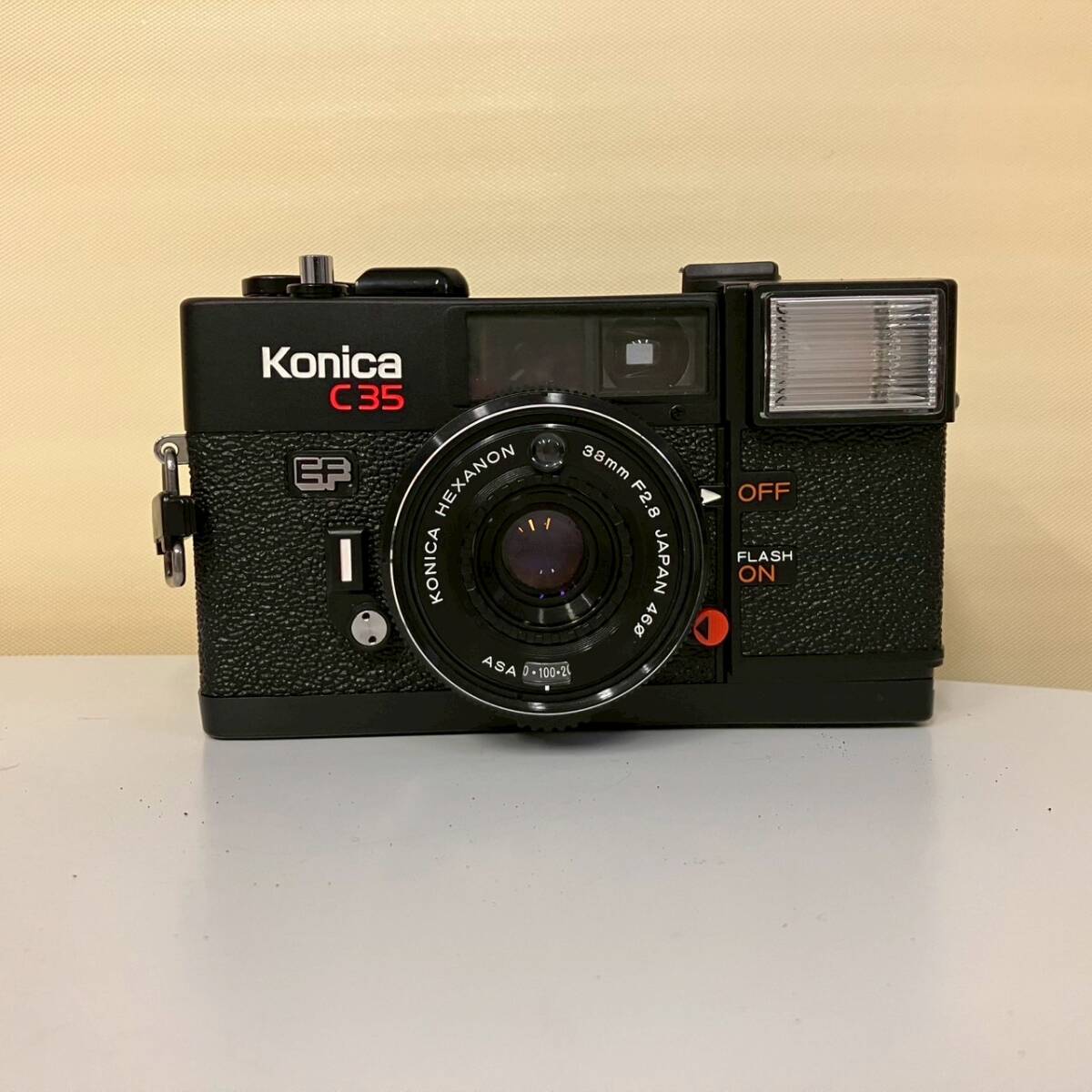 【あ158】KONICA カメラ C35 EF HEXANON 38mm F2.8 コニカ カメラ レンズ ジャンク 現状品拍卖