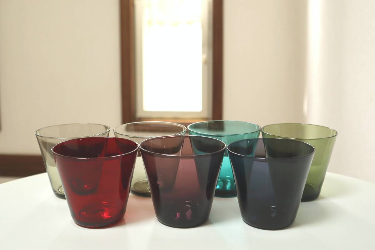 ヴィンテージ★2744 タンブラー Sサイズ 7個セット★Kaj Franck カイ フランク★Nuutajarvi ヌータヤルヴィ拍卖