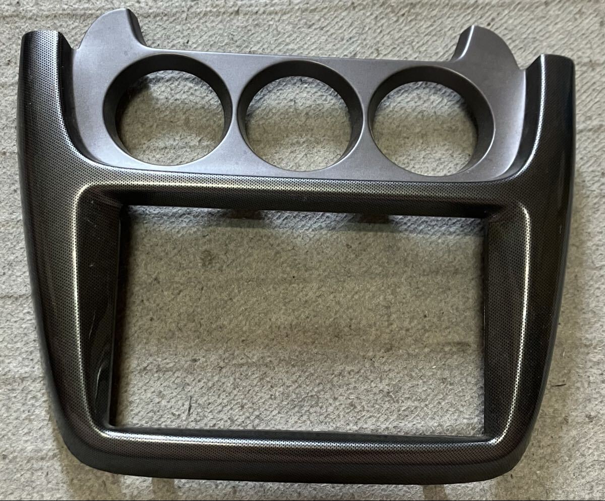 愛知 ホンダ バモス HM1 HM2 純正 インテリアパネル インパネ オーディオパネル エアコン トリム カバー 内装 カーボン風調拍卖