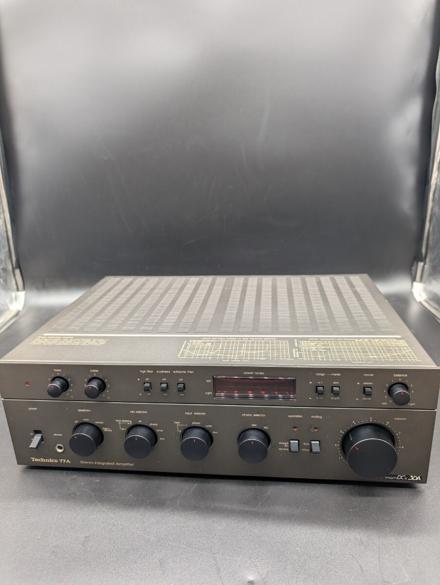 【簡易動作確認済】Technics テクニクスプリメインアンプ SU-8077K 比較的綺麗拍卖