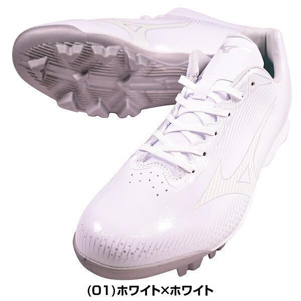 59 激安 ミズノ ポイントスパイク ホワイト 28.5cm 11GP222101 3E ウェーブライトレボ 新品拍卖