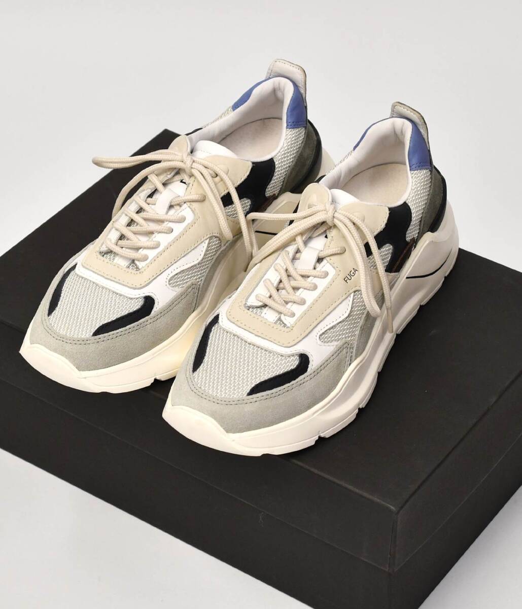 新品デイトD.A.T.E.スニーカー40グレーFUGA NATURAL GRAY26cm拍卖
