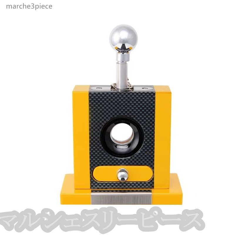 【バーステーション シガーカッター】多機能木製シガーカッター ステンレス刃 磁気引き出し&ロック機能付き拍卖