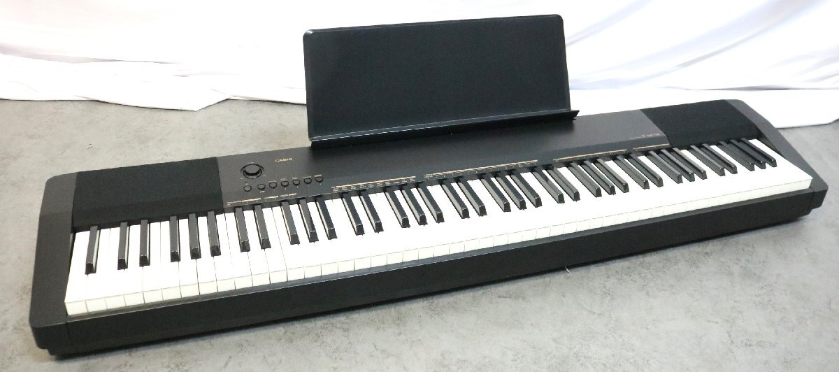 【ト足】CASIO カシオ CDP-130BK DIGITAL PIANO 電子ピアノ 鍵盤楽器 説明書 箱付き ブラック系 音楽 演奏 TD161CMM76拍卖