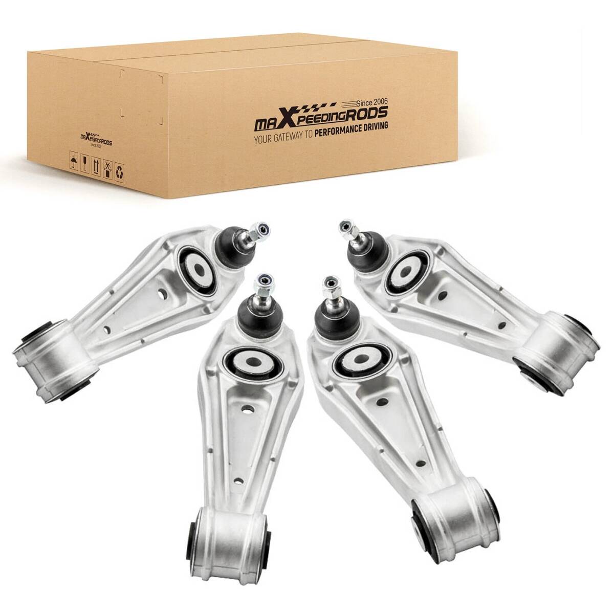 送料無料 ポルシェ 986 987 996 911 ボクスター カレラ ケイマン フロント リア ロアアーム アーム 4点 セットコントロール アーム拍卖