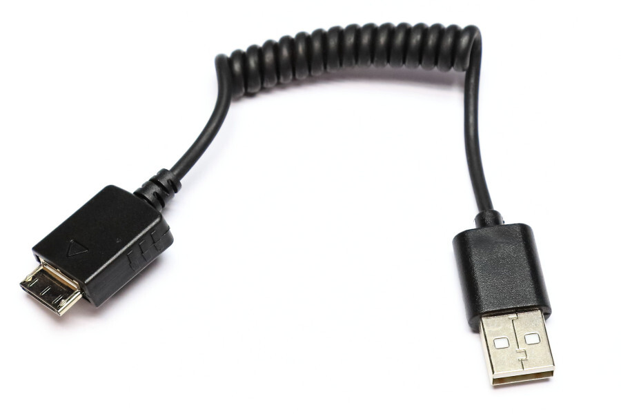 #ウォークマン用ケーブル(クルクル)△ 送料85円~# 新品 即決 ウォークマン用USBケーブル データを読み書き WMC-NW20MU代用品拍卖