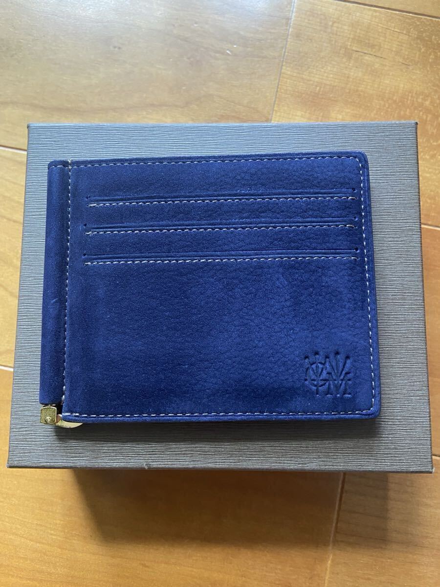 ココマイスター グッドオールド・マネークリップ ロイヤルブルー拍卖