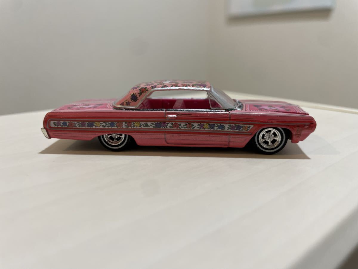 ミニカー 1964 IMPALA 64 ジプシーローズ シボレー インパラ アメ車 Califorunia Lowrider カリフォルニア ローライダー GREENLIGHT拍卖