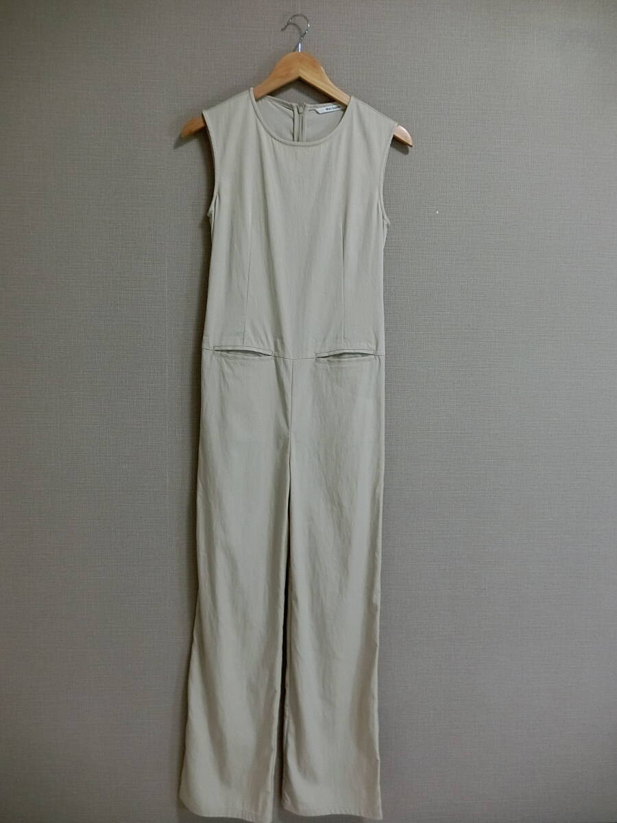 Whim Gazette ウィムガゼット ストレッチ ジャンプスーツ オールインワン ベージュ F拍卖