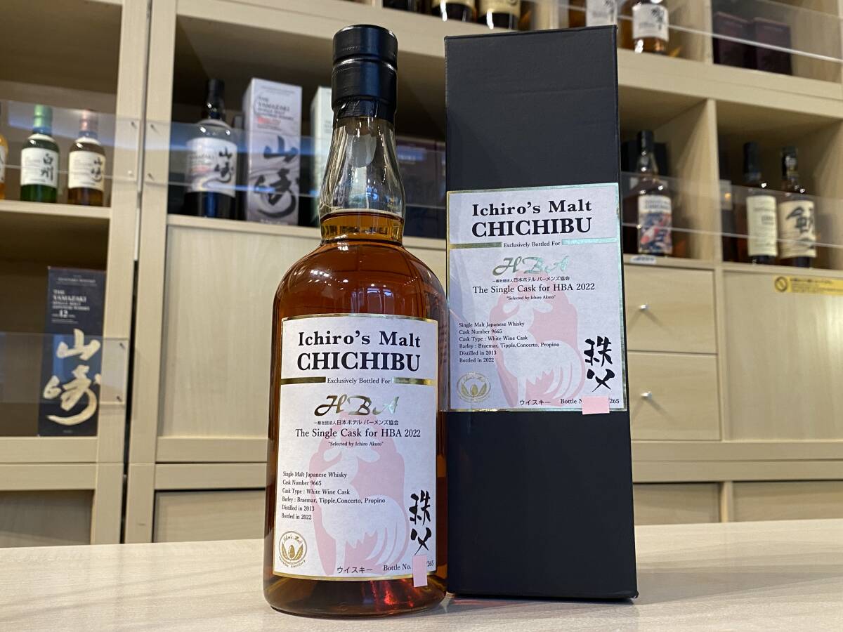 91419 イチローズ モルト 秩父 HBA限定 ザ シングルカスク 2022 箱付 700ml 60% Ichiro's Malt CHICHIBU【福岡県内限定発送】拍卖