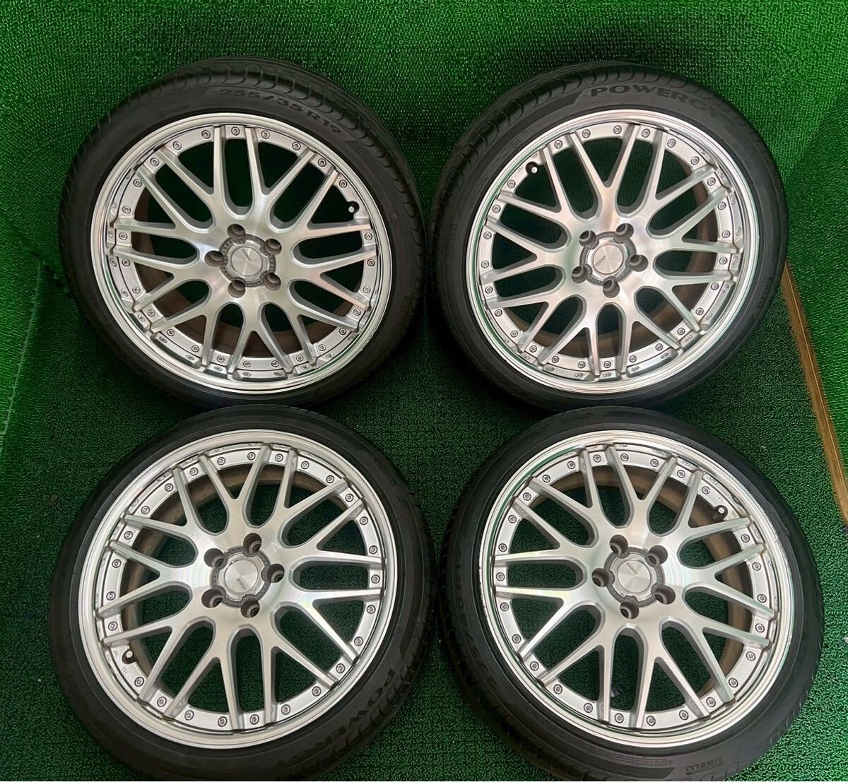 work ランベック LM1 19×8.5J/9J 19インチ 5H114.3 4本セット ホイール クラウン、フーガ アル、ヴェル 等々拍卖