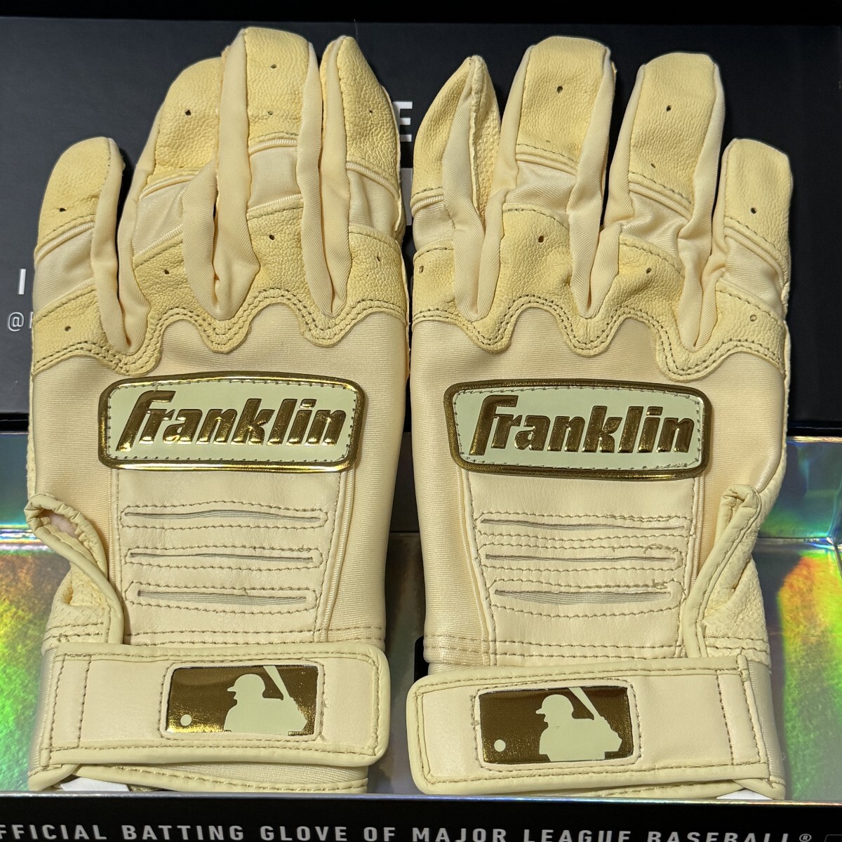 Franklin CFX Pro バニラゴールド YLサイズ バッティンググローブ ★ フランクリン バッテ NIKE ナイキ ミズノ ZETT SSK ジョーダン拍卖