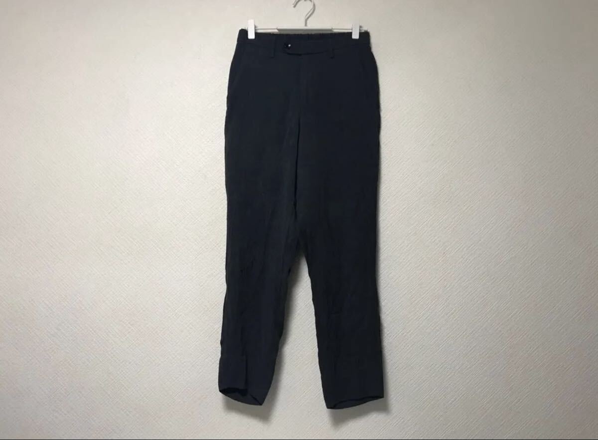 本物エディフィスEDIFICEトリアセテートレーヨンドレスイージースラックスサルエルパンツサーフゴルフビジネススーツメンズグレーS拍卖