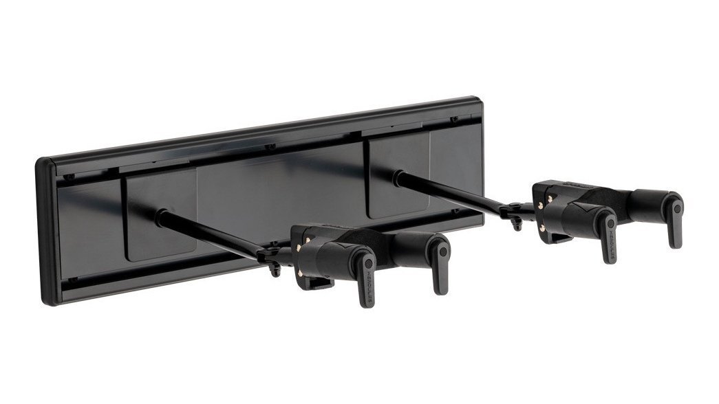 即決◆新品◆送料無料HERCULES GSP402SB ハーキュレス ギター 2本用 ウォール ラック 壁面ラック ギターハンガー ギタースタンド拍卖