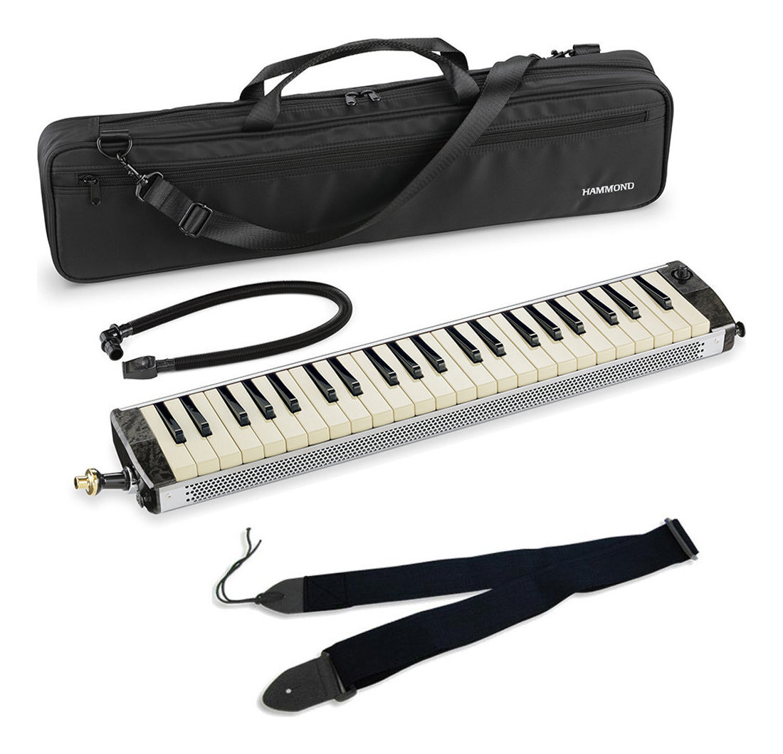 即決◆新品◆送料無料SUZUKI HAMMOND PRO-44HPv2 ピックアップマイク内蔵 エレアコ 鍵盤ハーモニカ/汎用ストラップ付拍卖