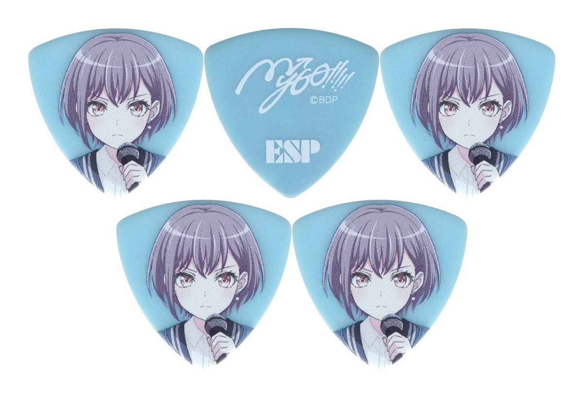 即決◆新品◆送料無料ESP MyGO!!!!! Tomori/5枚セット 高松 燈 たかまつともり バンドリ! マイゴ ギター ピック 第1弾/メール便拍卖