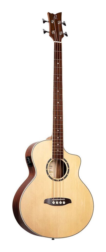 即決◆新品◆送料無料ORTEGA D7CE-4 ピックアップ搭載 アコースティック ベース DEEP SERIES/ギグバッグ付【独占販売商品】拍卖