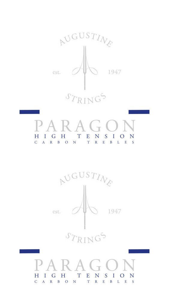即決◆新品◆送料無料AUGUSTINE Paragon/Blue×2 High Tension フロロカーボン高音弦 クラシックギター弦/メール便拍卖