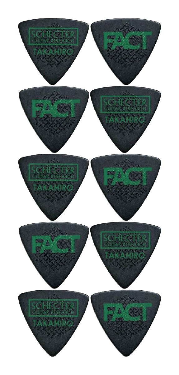 即決◆新品◆送料無料SCHECTER SPA-FC/TH/2/10枚セット FACT TAKAHIRO シグネチャー ギター ピック/メール便拍卖