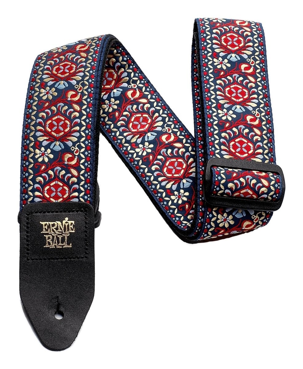 即決◆新品◆送料無料ERNIE BALL 4091 Royal Bloom ジャカード織 ギターストラップ/メール便拍卖