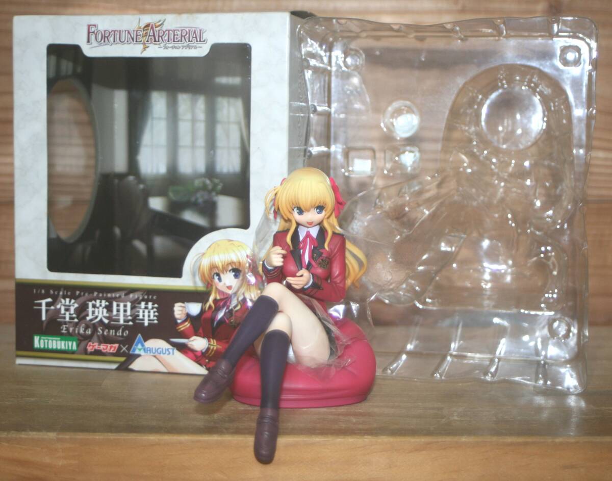 開封美品♪ ゲーマガ×オーガスト フォーチュンアテリアル 千堂瑛里華 FORTUNE ARTERIAL(1/8 壽屋,紅瀬桐葉,悠木陽菜,東儀白,悠木かなで,)拍卖
