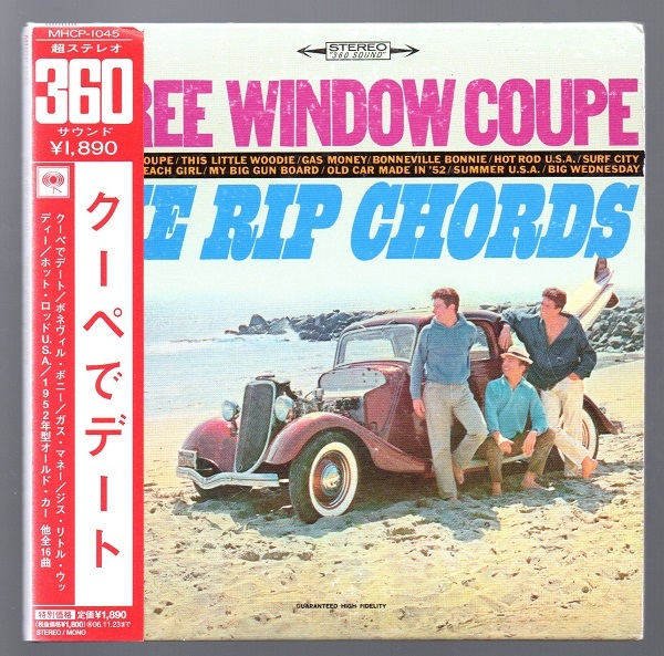 紙ジャケCD☆リップ・コーズ/ クーペでデート ~THREE WINDOW COUPE, THE RIP CHORDS~拍卖