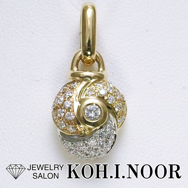 ピキョッティ ダイヤモンド 0.36ct 18金 YG750 WG750 PG750 K18 スリーゴールド ペンダント PICCHIOTTI拍卖