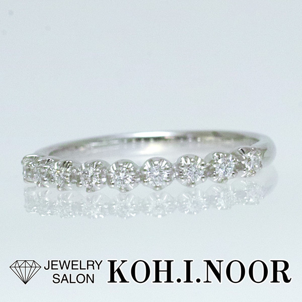 スタージュエリー ダイヤモンド 0.12ct 18金ホワイトゴールド K18WG リング 8号 Star Jewelry拍卖