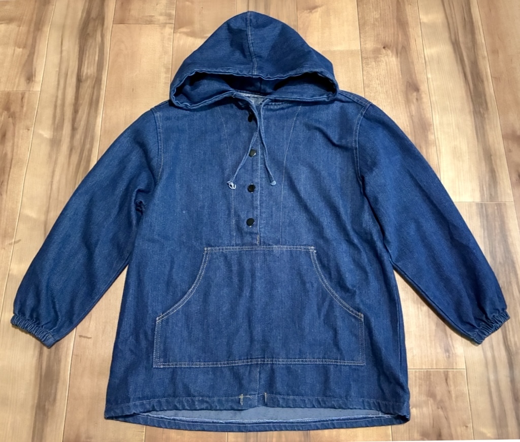 デニム プルオーバーパーカ アノラック サルベージ拍卖