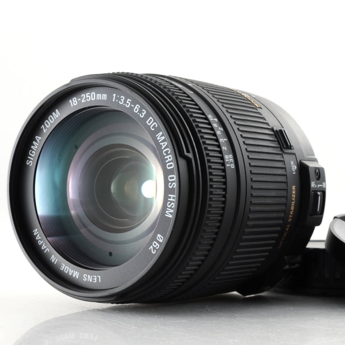 【シグマ】SIGMA 18-250mm F3.5-6.3 DC MACRO OS HSM キヤノンEFマウント レンズ #M186拍卖