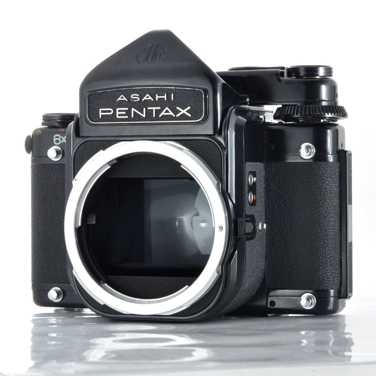 【ペンタックス】PENTAX 6x7 TTL 中判フィルムカメラ 露出計やバッテリーランプも正常 #M002a拍卖