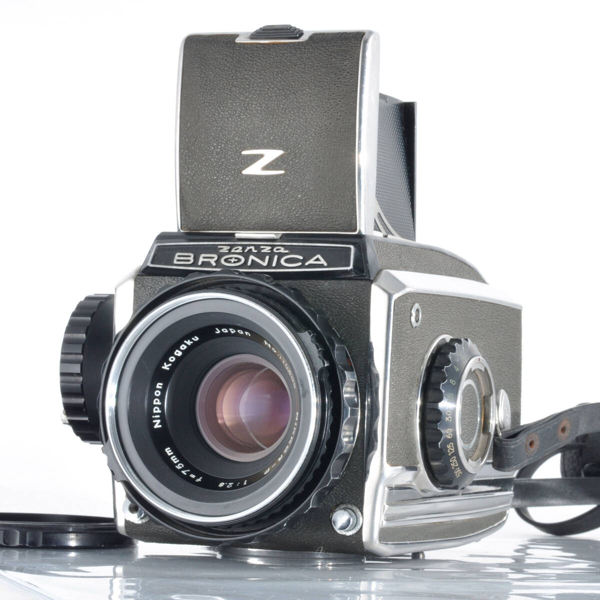 ショックプライス 48,999円スタート【ゼンザブロニカ】Zenza Bronica C2 + NIKKOR-P 75mm F2.8 中判フィルムカメラセット #J698拍卖