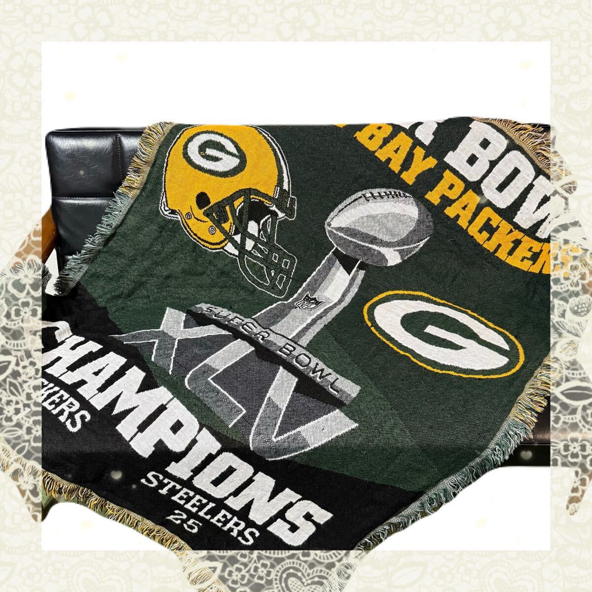 NFL グリーンベイ・パッカーズ スーパーボウル ラグ カバー 144×110拍卖